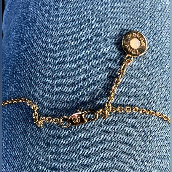 Tory Burch Logo Station Necklace - Picture 2 of 8